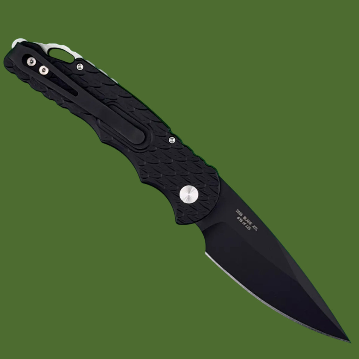 Protech TR-5 Auto Black Feather Texture, DLC Blade BSA26.TR5.1