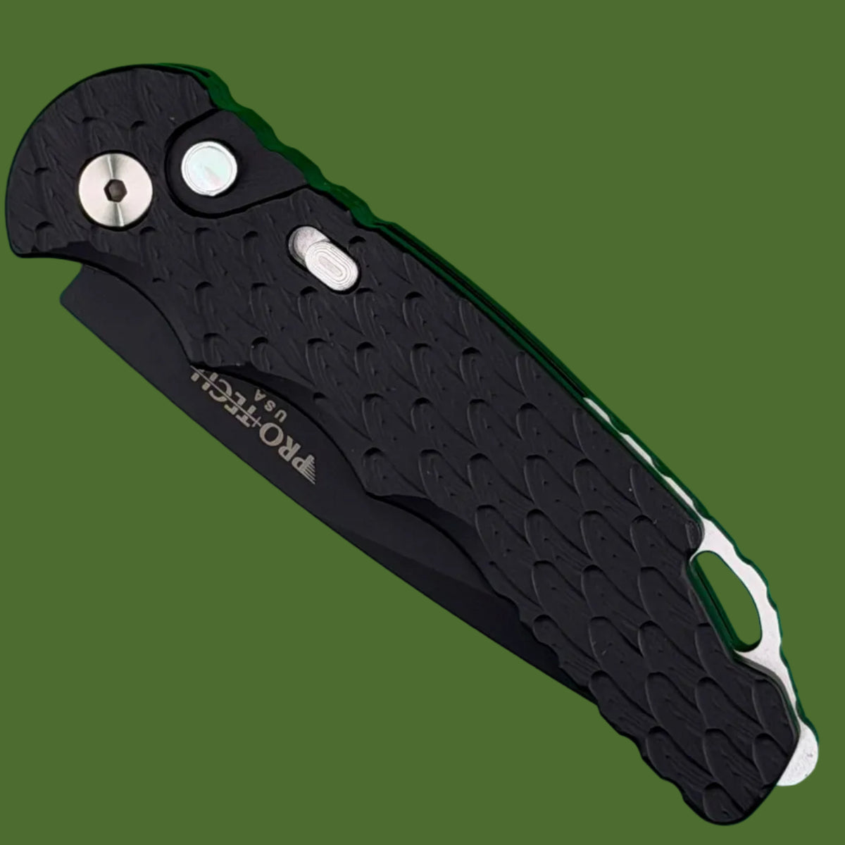 Protech TR-5 Auto Black Feather Texture, DLC Blade BSA26.TR5.1
