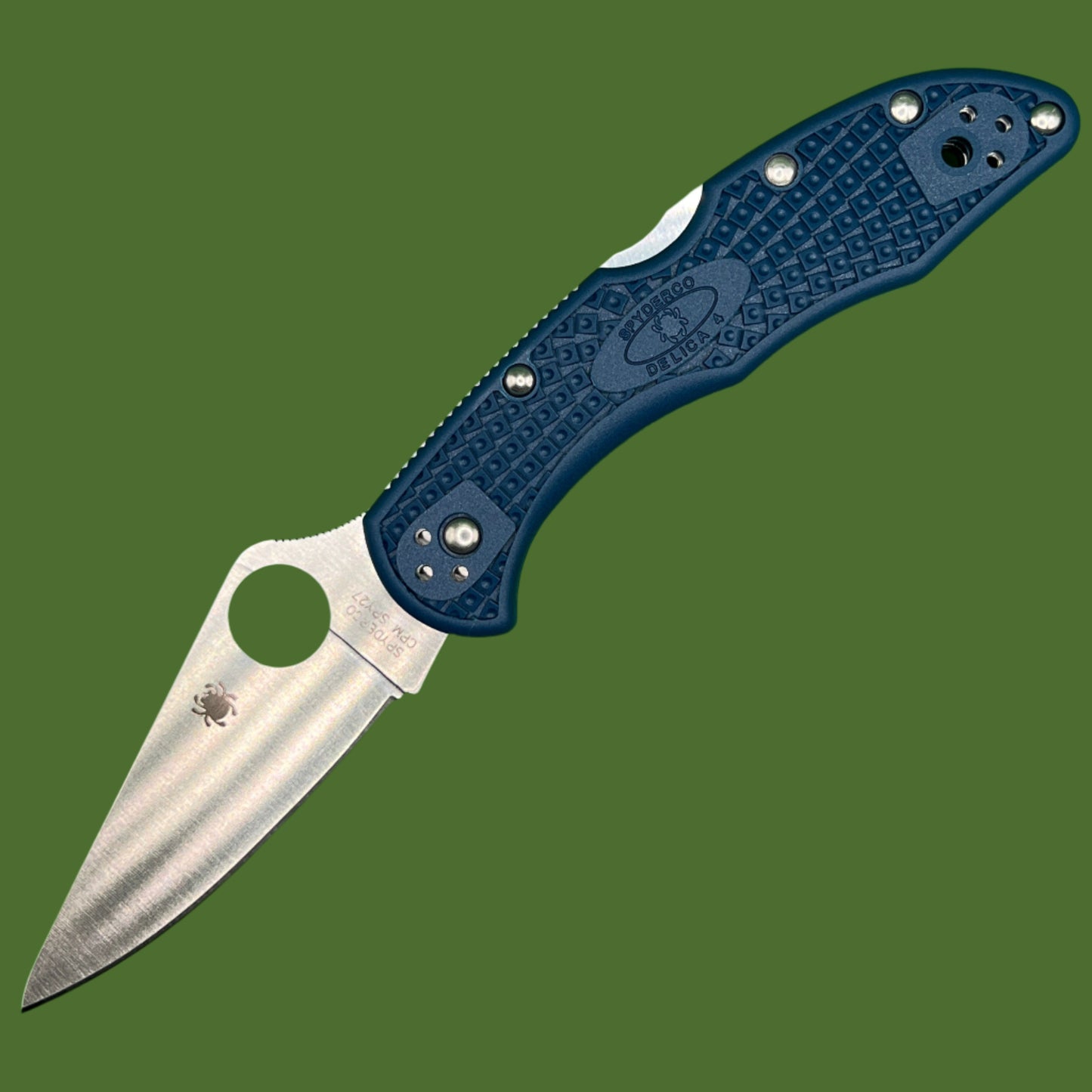 Spyderco Delica 4 Lockback Cobalt Blue SPY27