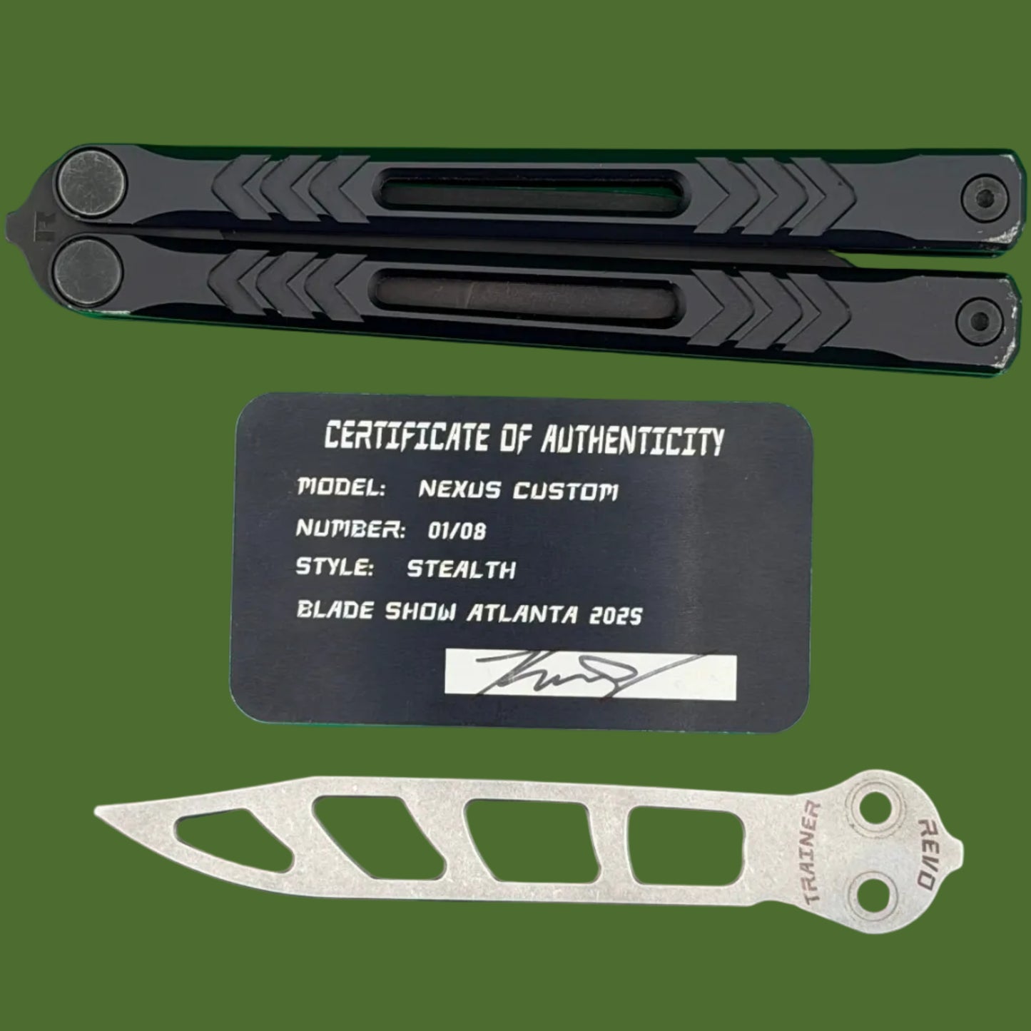 *Pre-Owned* Revo Nexus Custom Stealth Balisong
