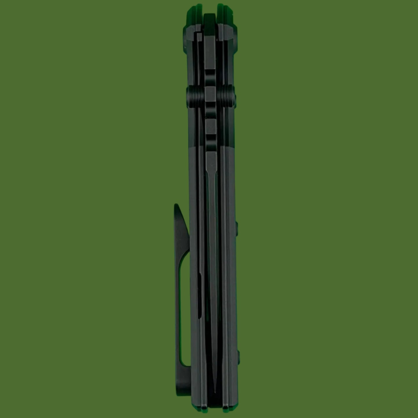 Chaves Blue Label Redencion 229 Liner Lock Black Knurled Aluminum Handles Black Hardware (Black Tanto)