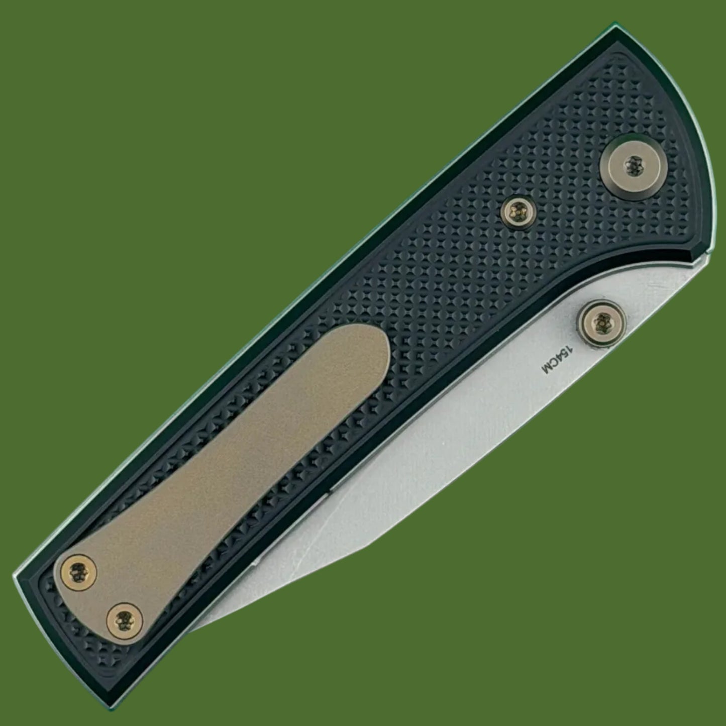 Chaves Blue Label Scapegoat Street Liner Lock Black Knurled Aluminum Handles Bronze Hardware (Stonewash)