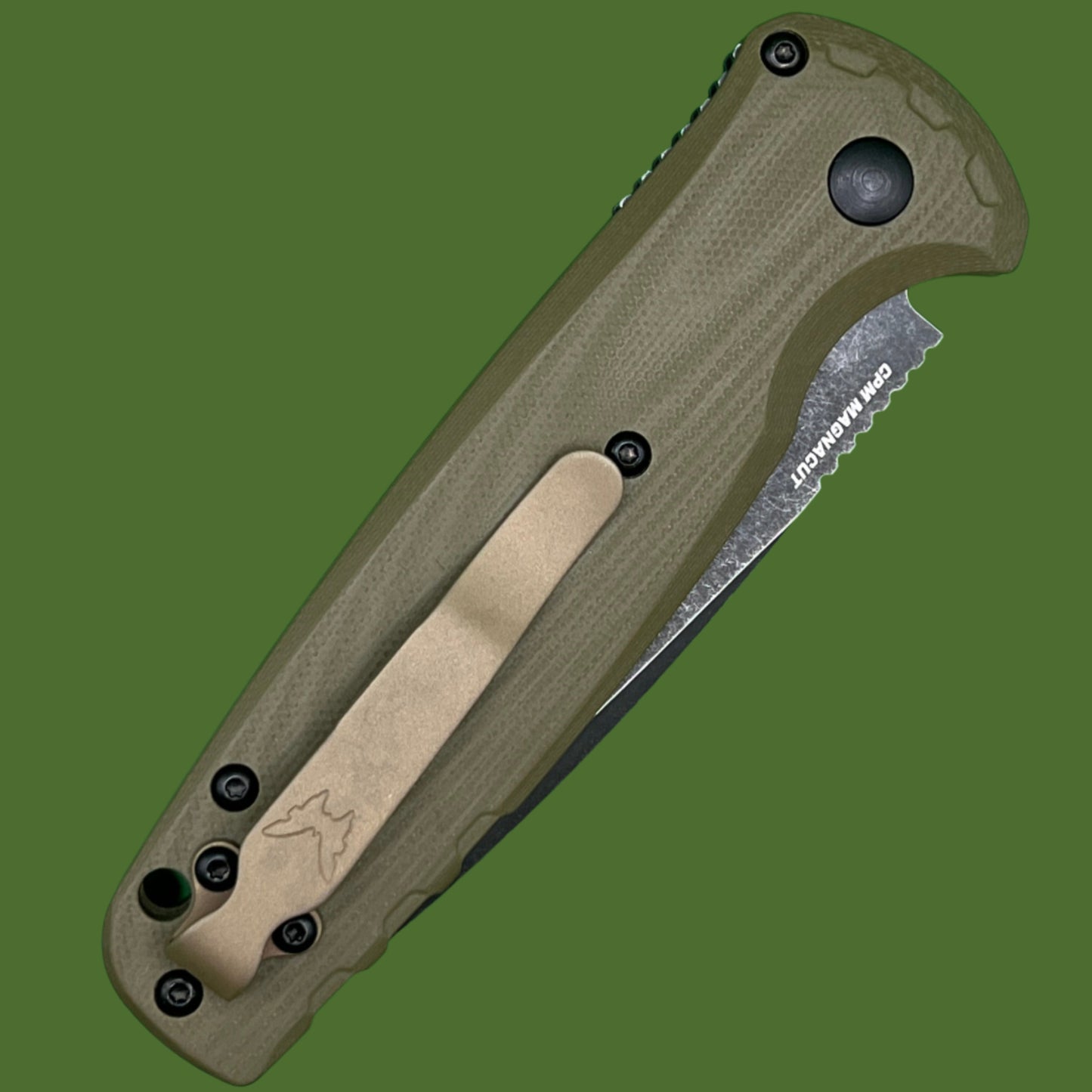 Benchmade CLA Auto Green/Black 4300BK-02
