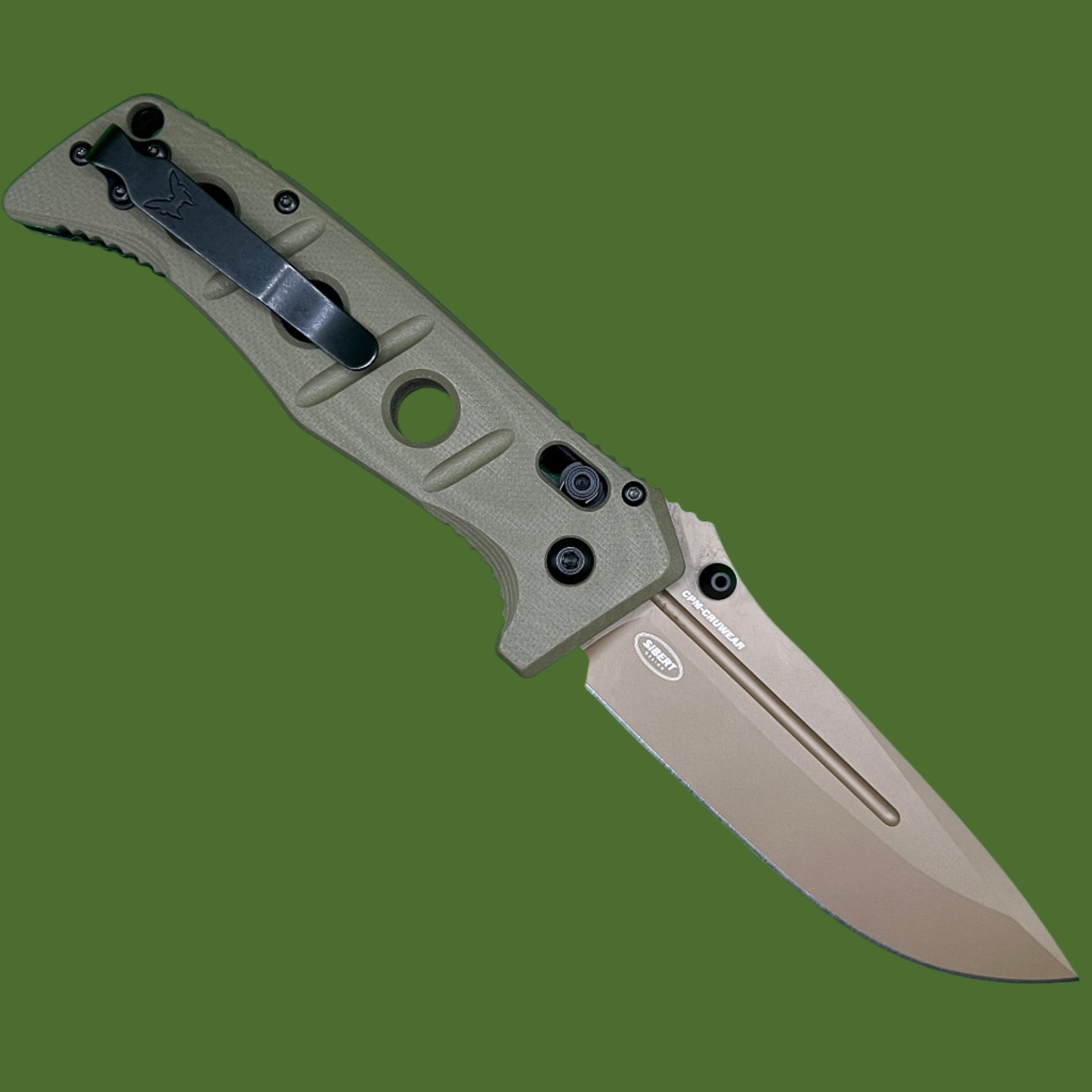 Benchmade Adamas Green/Tan 275FE-2