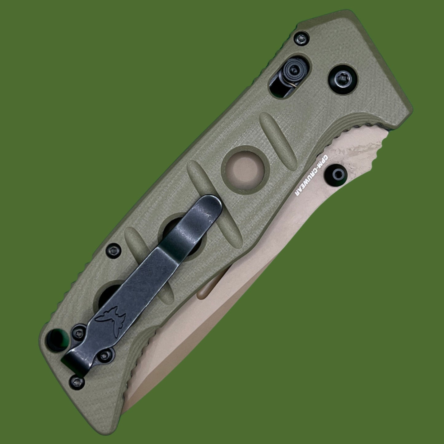Benchmade Adamas Green/Tan 275FE-2