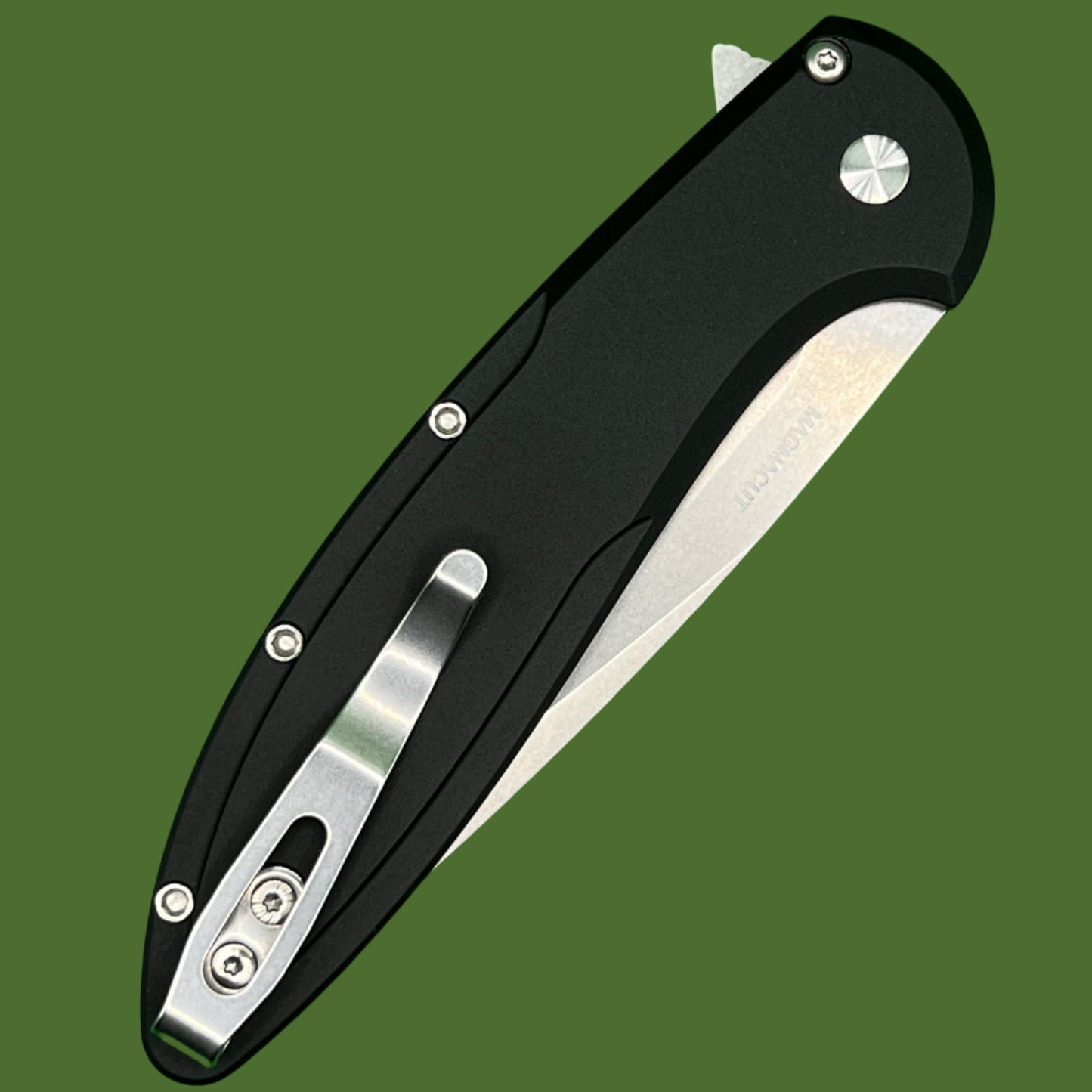 Protech Cambria 2 Button Lock TechnoCarbo Red Inlay CF2101-LTDTC RED