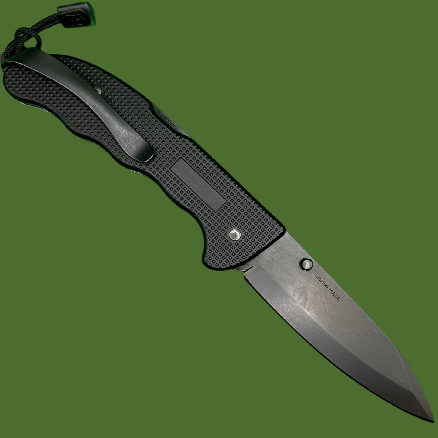*Pre-Owned* Victorinox Evoke Lockback Black Alox