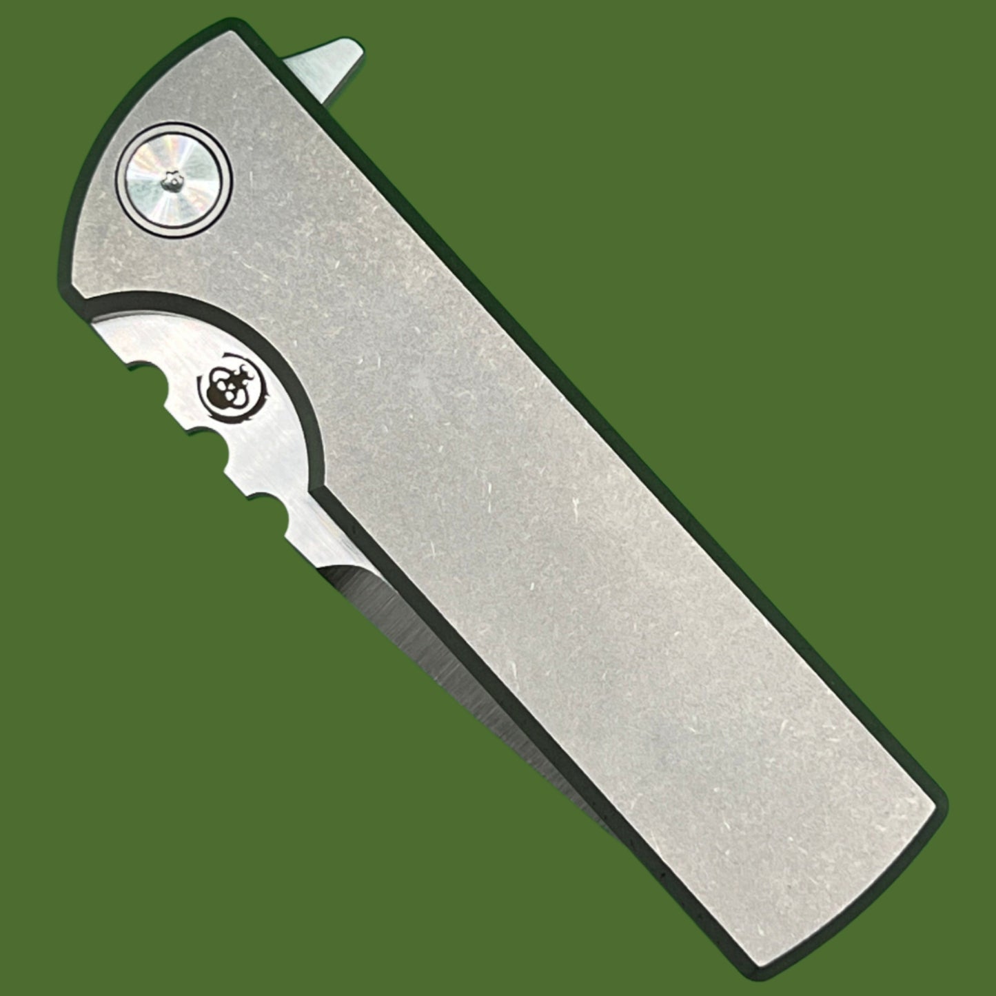 Chaves T.A.K. Titanium Integral Flipper Drop Point