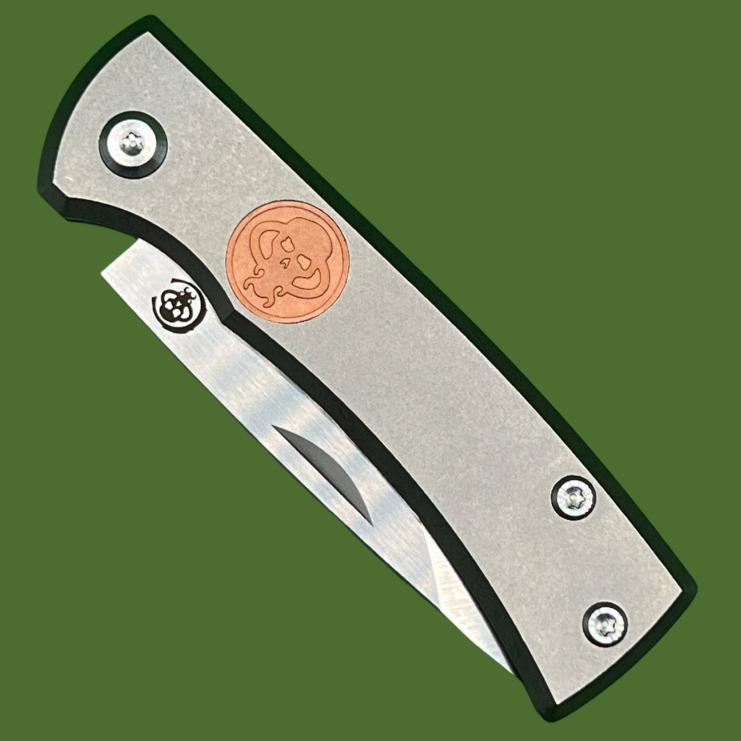 Chaves Redencion Tanto Slip Joint Smooth Titanium (Copper Inlay)