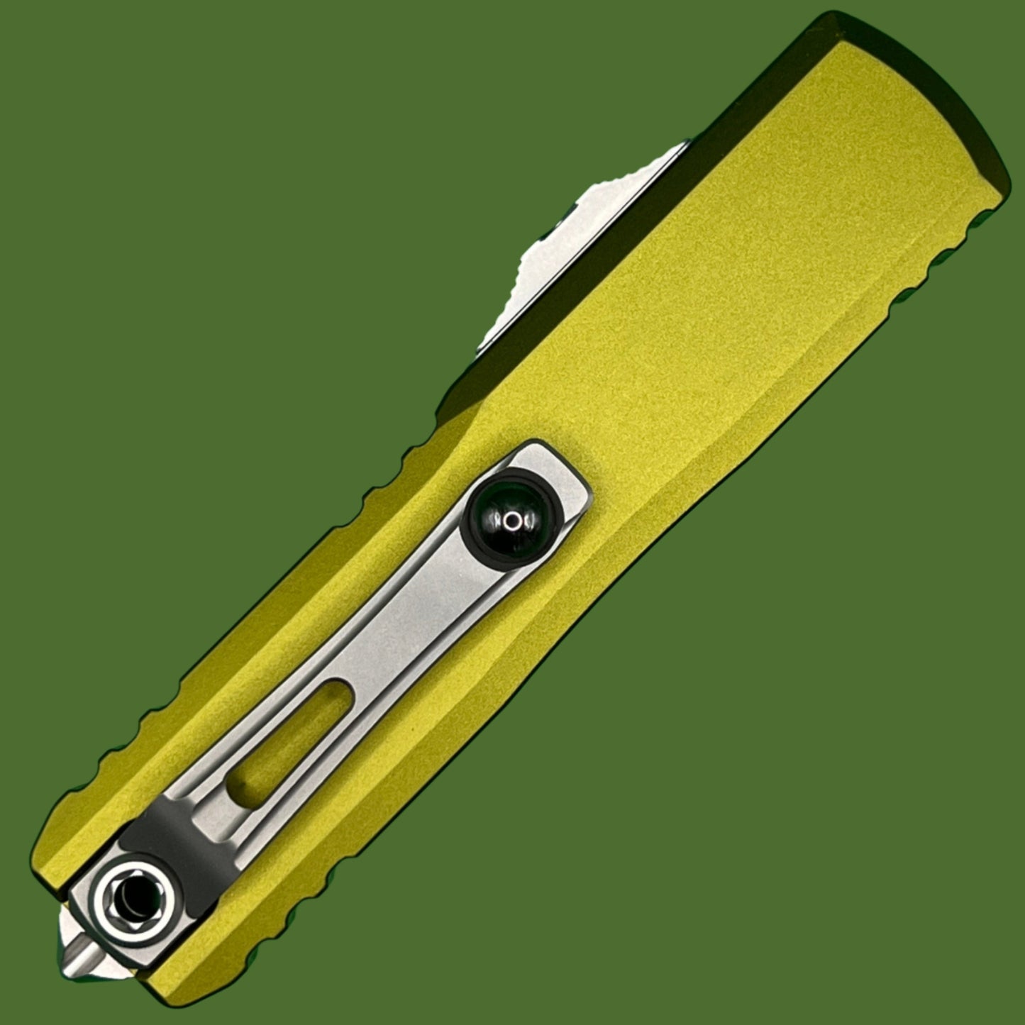 Microtech UTX-85 D/E Gen III OD Green Stonewash Standard 1232-10OD