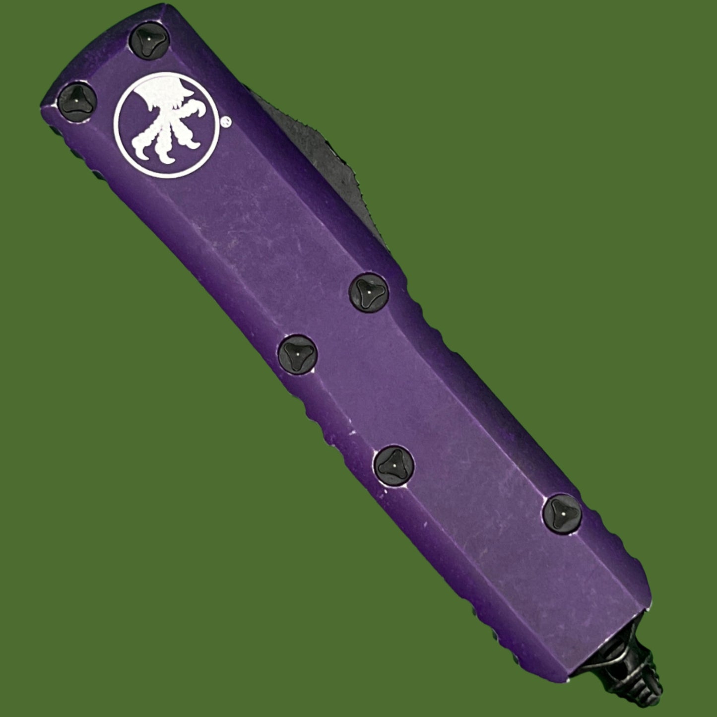 Microtech UTX-85 S/E Weathered Purple Standard 231-1WPU