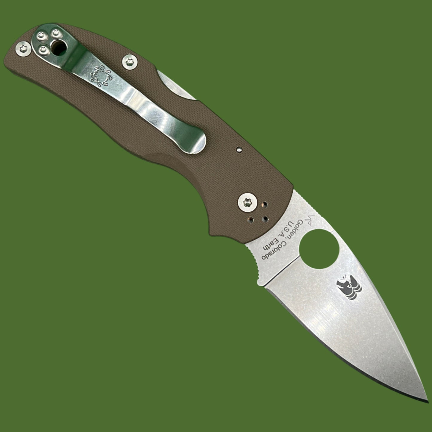 Spyderco Native 5 Sprint Run Brown G-10 15V