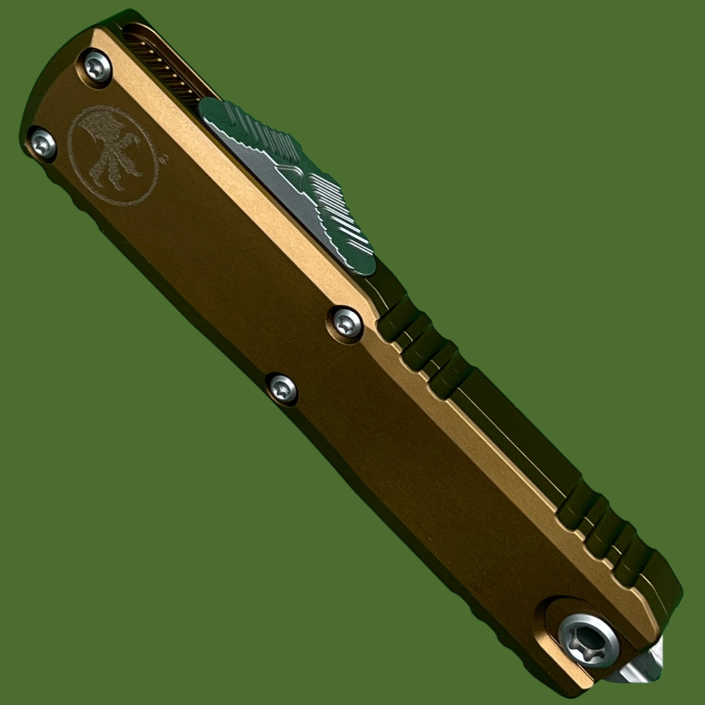 Microtech UTX-85 D/E Gen III Tan Stonewash Standard 1232-10TA