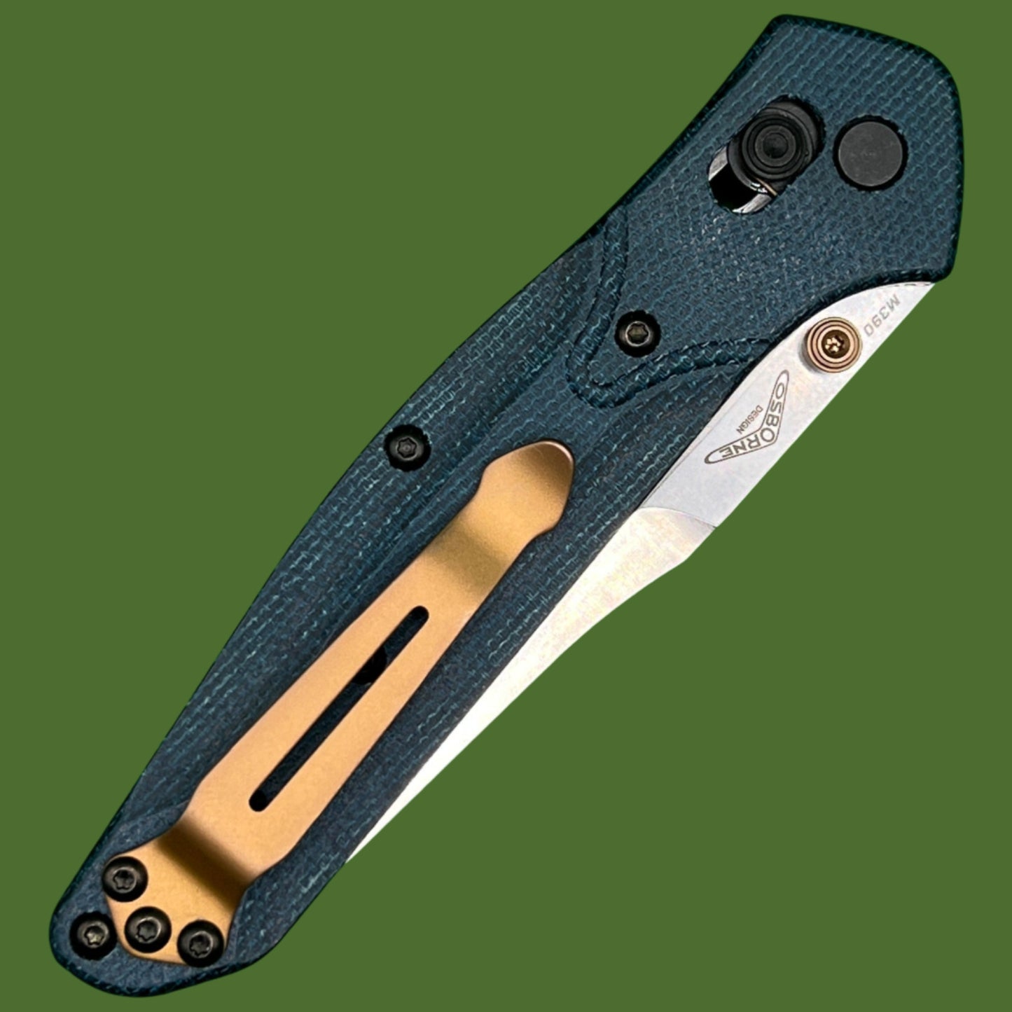 Benchmade Osborne 940-04 M390 Denim Micarta