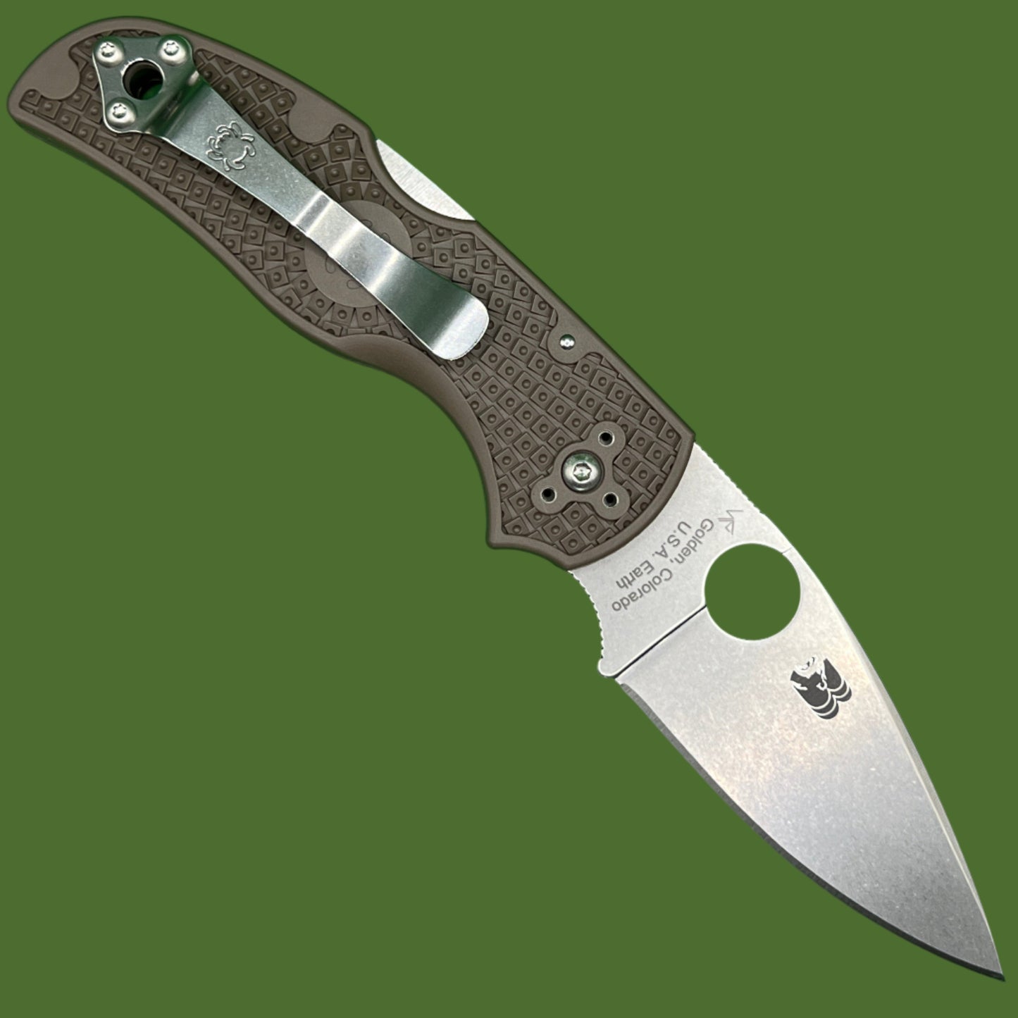 Spyderco Native 5 Lightweight Sprint Run Brown FRN 15V