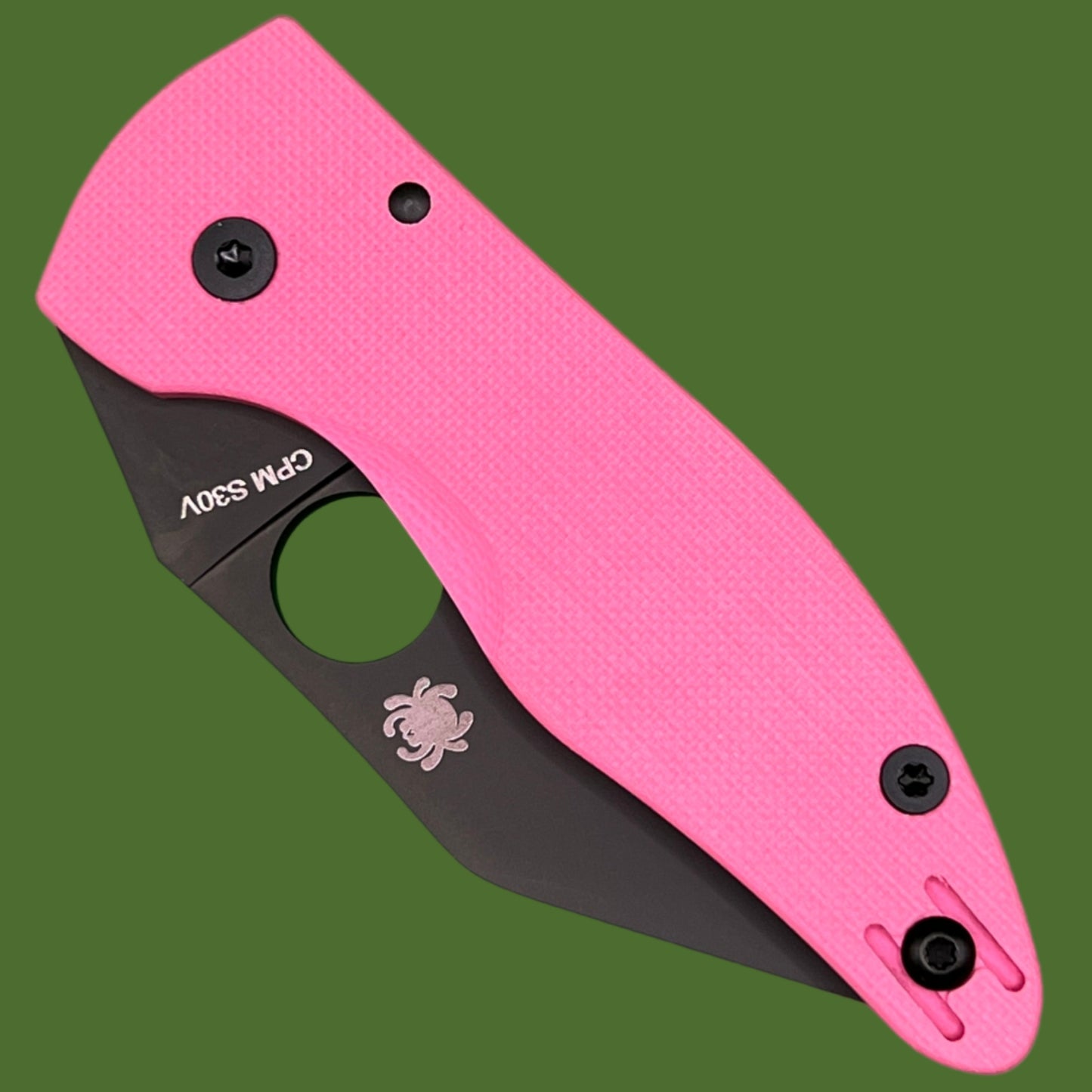 Spyderco MicroJimbo Compression Lock Pink/Black