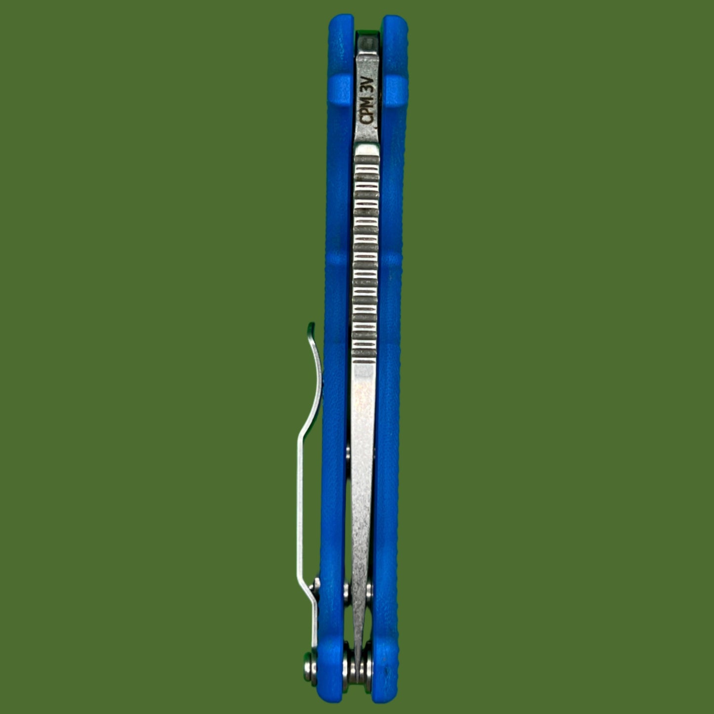 *Pre-Owned* Demko MG AD20 Clip Point Textured Blue G-10 3V