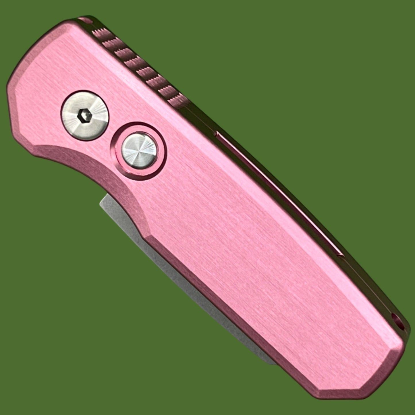 *Pre-Owned* Protech Runt 5 Auto Pink Aluminum