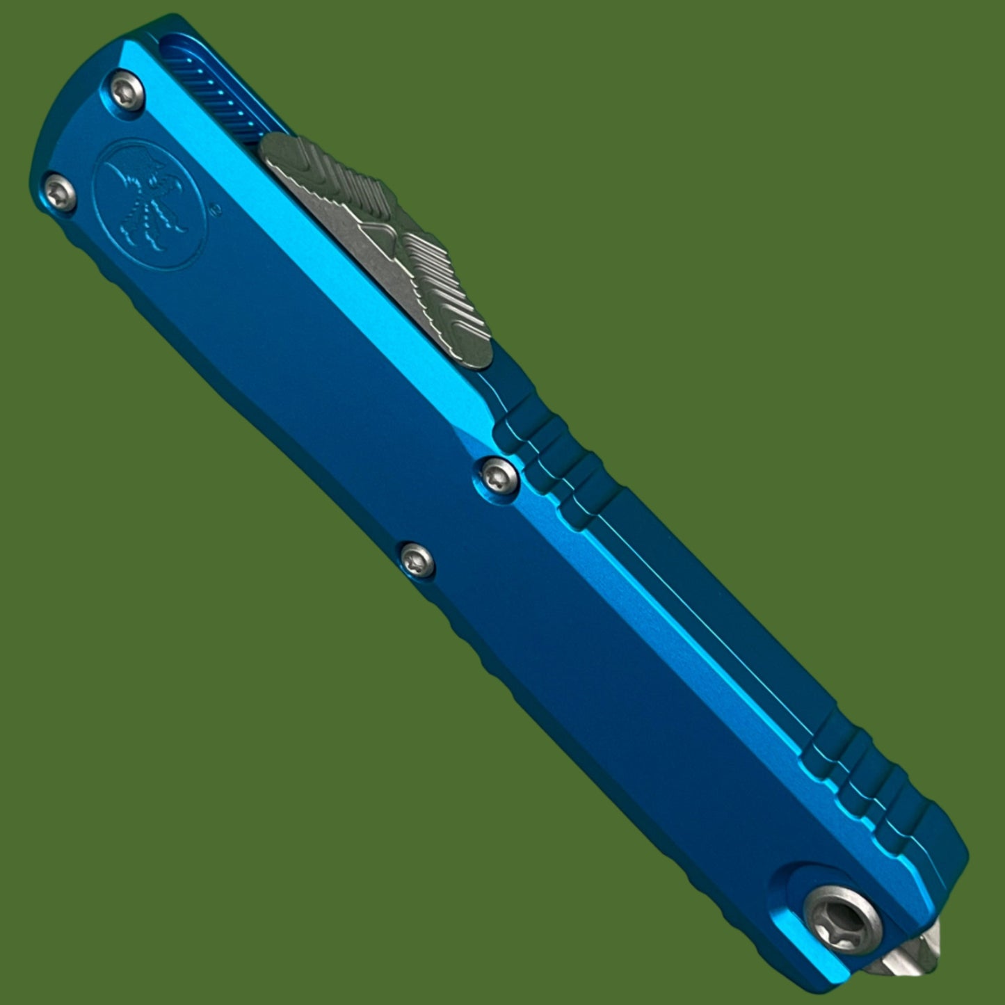 Microtech Ultratech D/E Gen IV Blue Apocalyptic Standard 11224-10APBL
