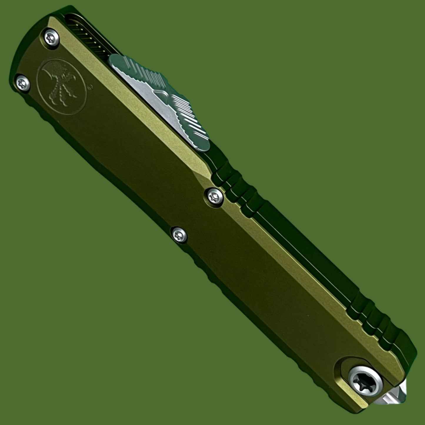 Microtech Ultratech D/E Gen IV OD Green Stonewash Standard 11224-10OD