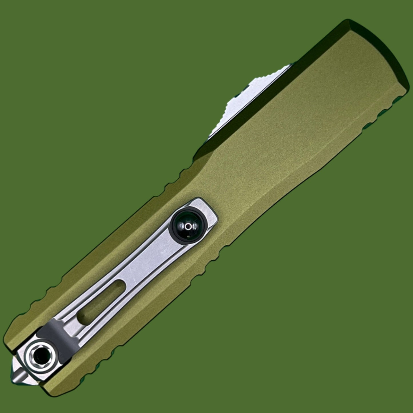 Microtech Ultratech D/E Gen IV OD Green Stonewash Standard 11224-10OD