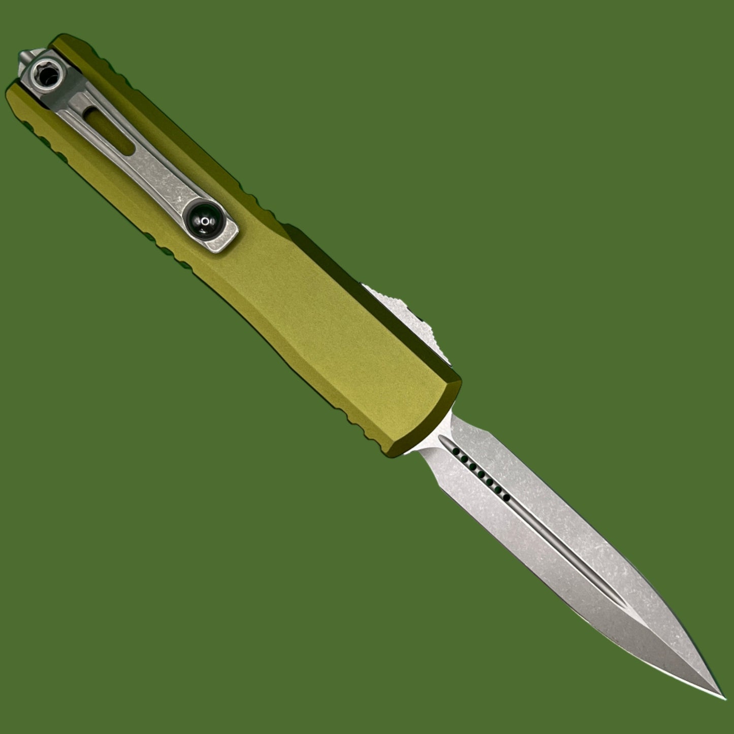 Microtech Ultratech D/E Gen IV OD Green Apocalyptic Standard 11224-10APOD