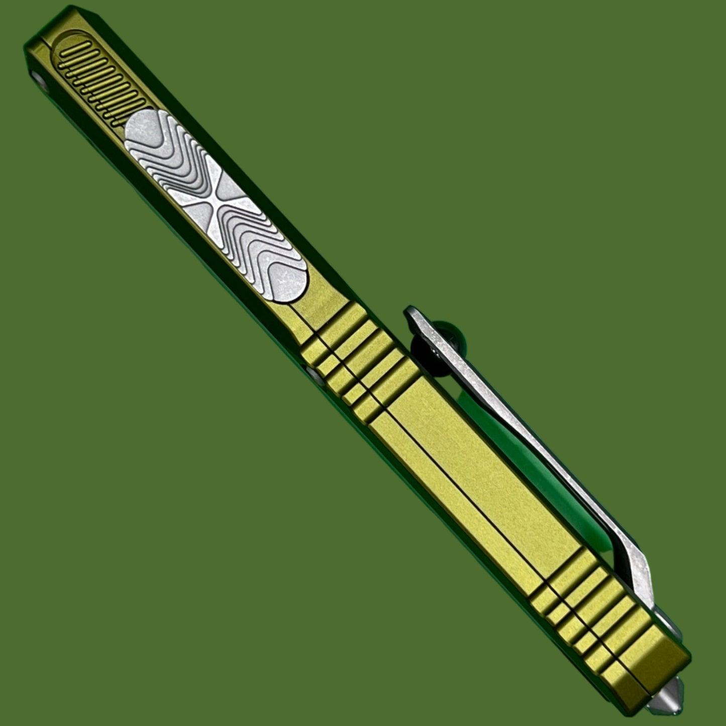 Microtech Ultratech D/E Gen IV OD Green Apocalyptic Standard 11224-10APOD