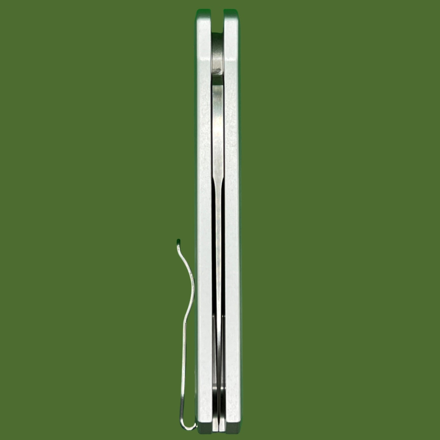 Protech Godson Auto 20CV (Silver Handle, Crosscut Carbon Fiber Inlay) 7210-SilverCrosscut20CV
