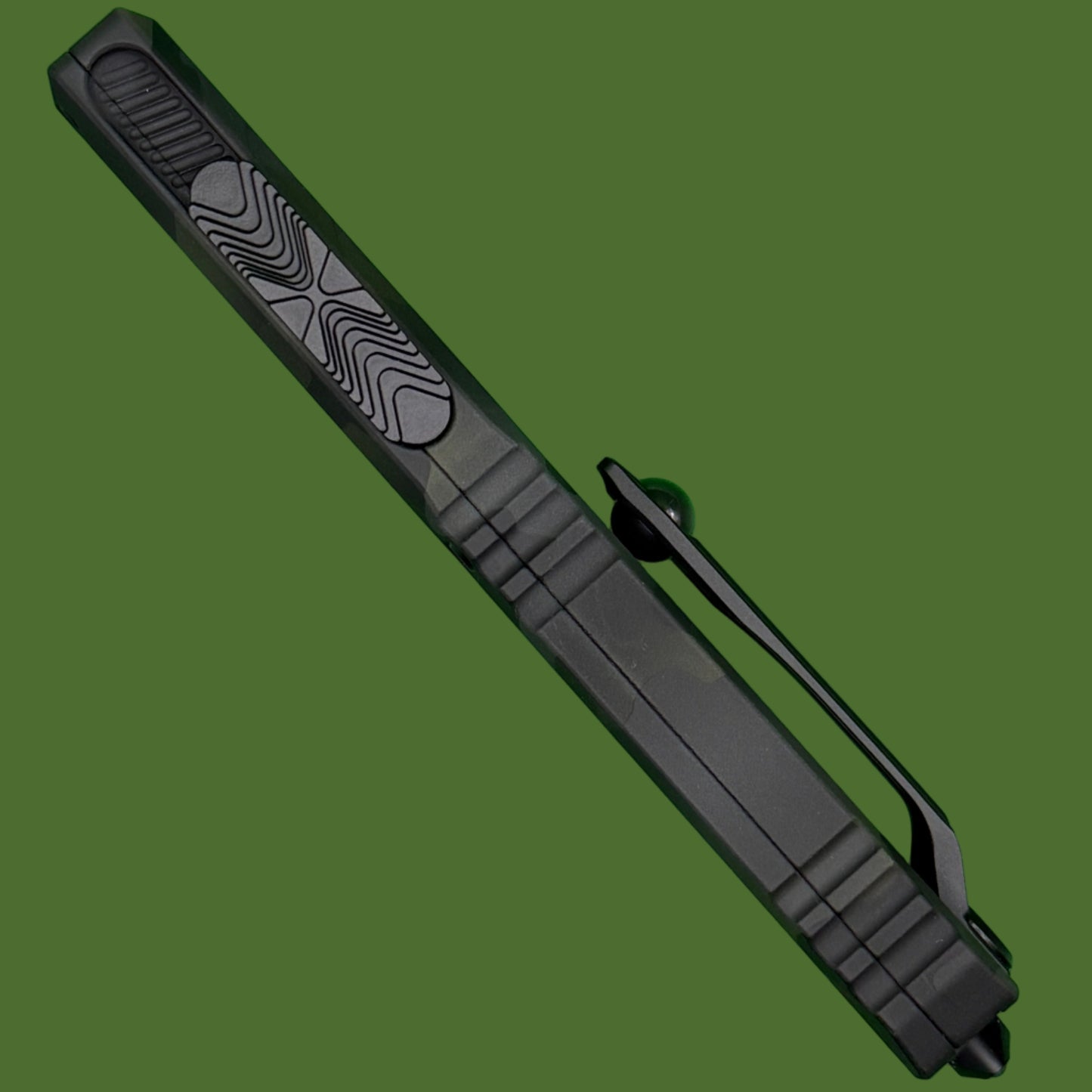 Microtech Ultratech ZBP S/E Springfield EDC Exclusive Dark Forest Camo Signature Series