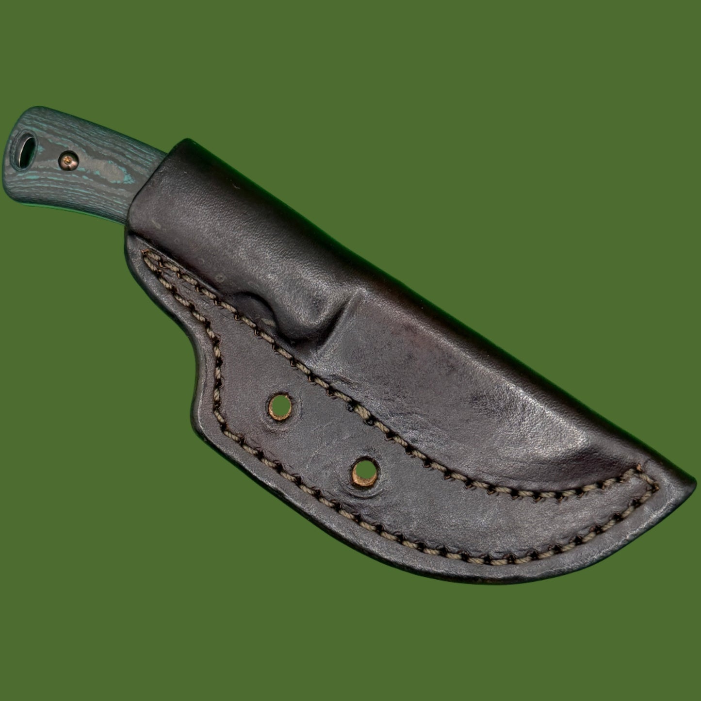 TRM Tagalong Springfield EDC Exclusive Brittany Blue CamoCarbon Fixed Blade