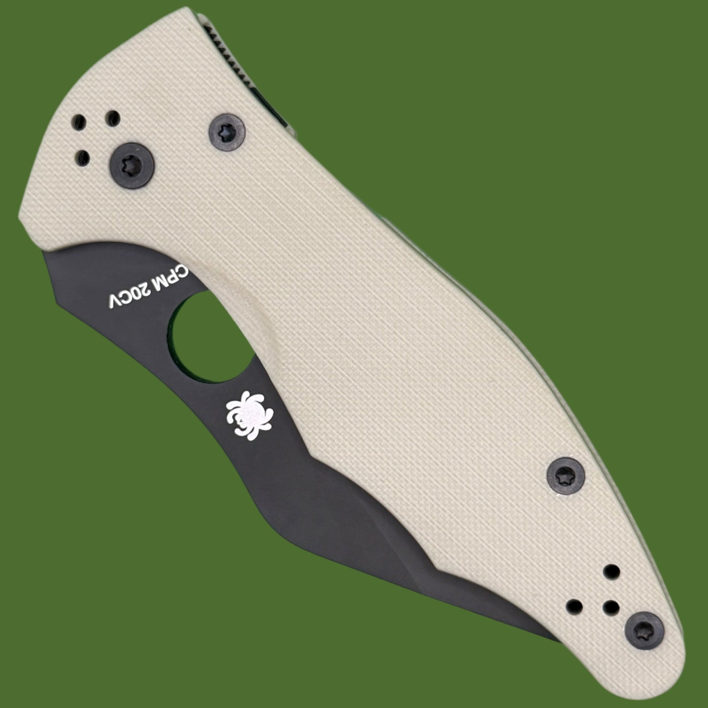 *Pre-Owned* Spyderco Yojimbo 2 Tan/Black Exclusive