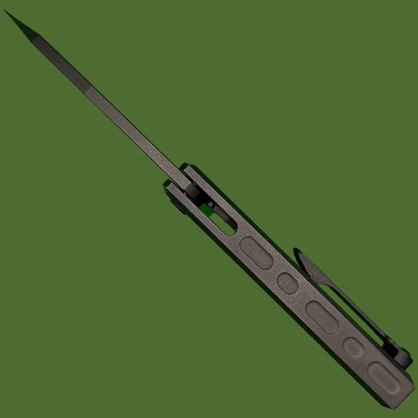 Chaves Sangre Street Flipper Titanium Integral (Grey PVD)