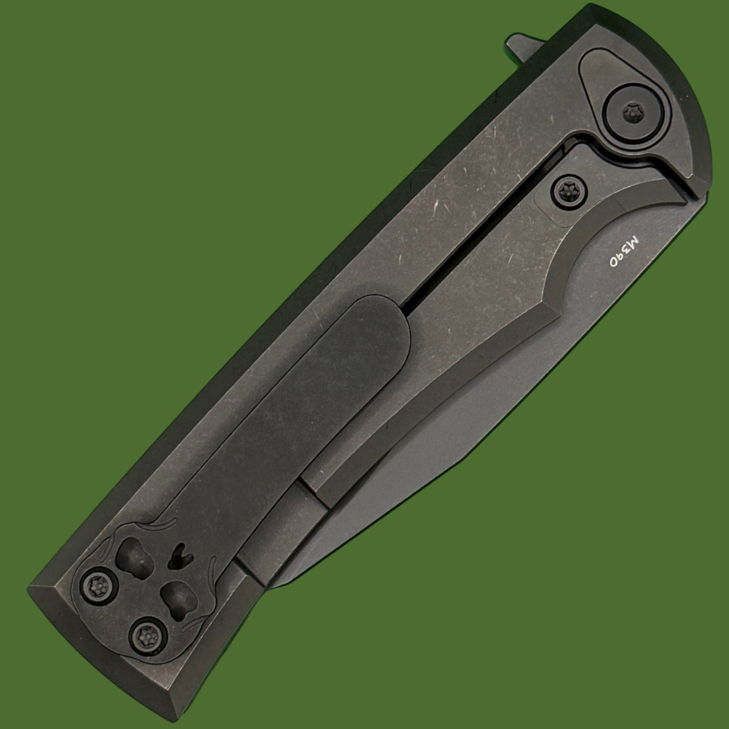 Chaves Sangre Street Flipper Titanium Integral (Grey PVD)