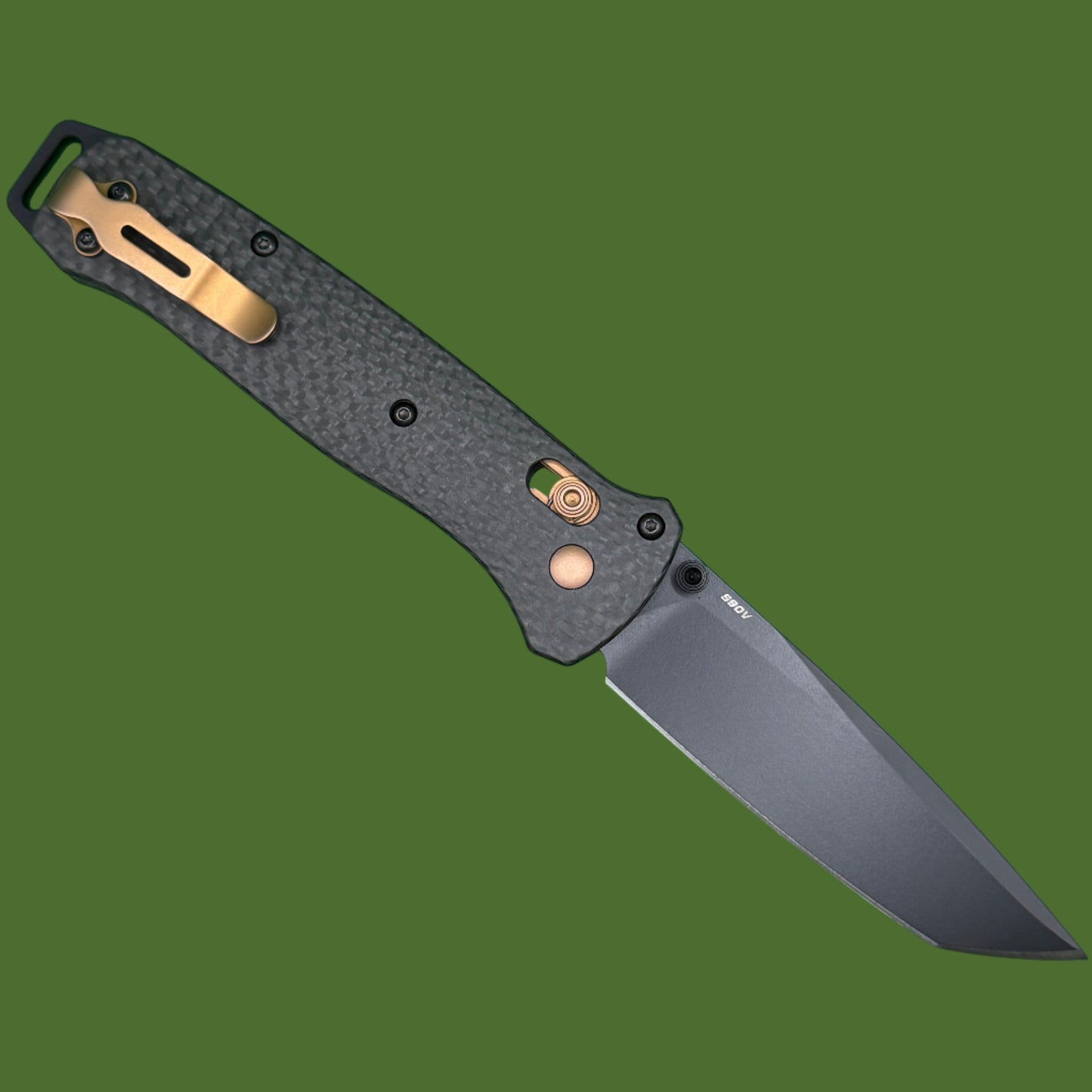 Benchmade Bailout Carbon Fiber, Black S90V Blade 537BK-10