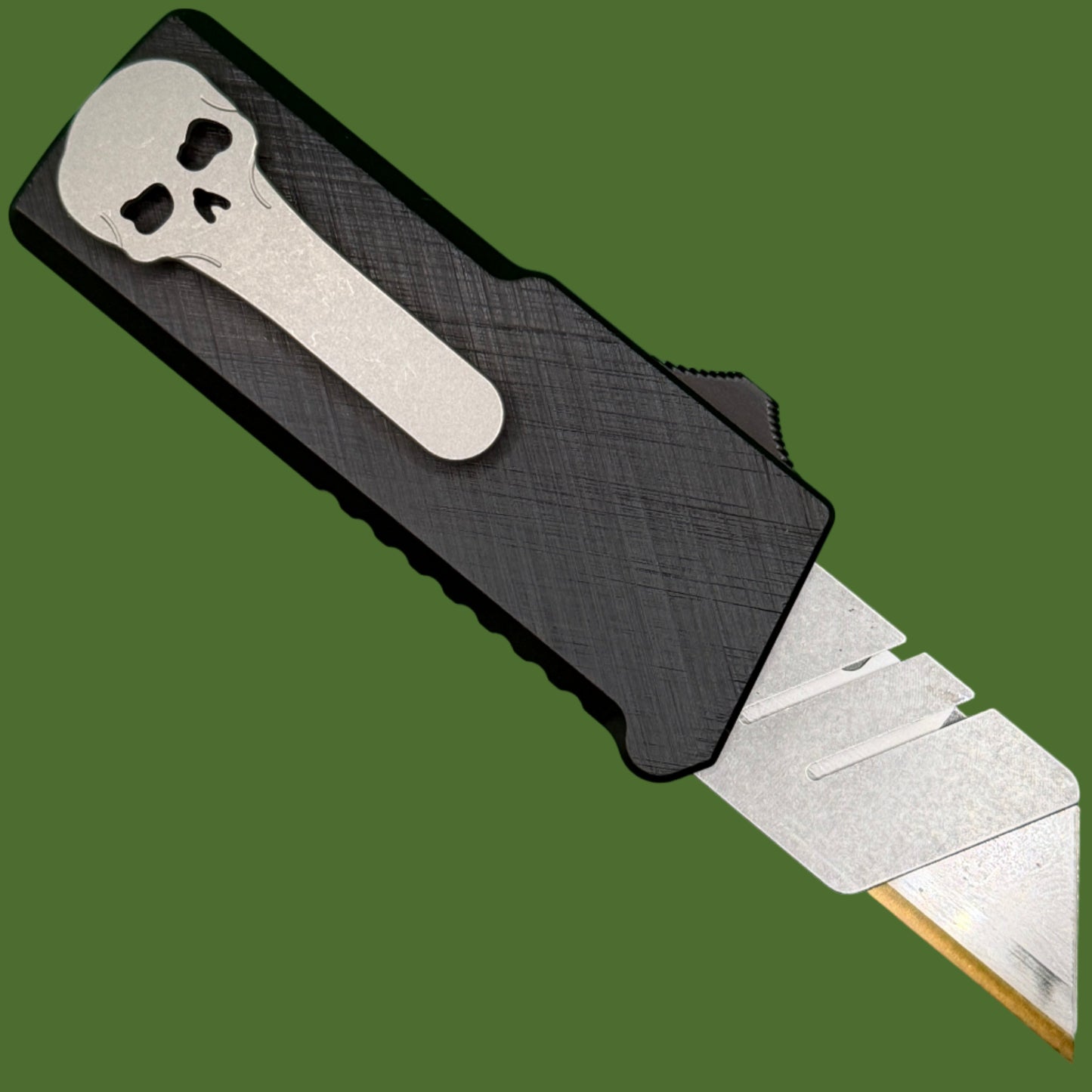 Chaves CHUB Utility OTF Black Crosshatch Aluminum