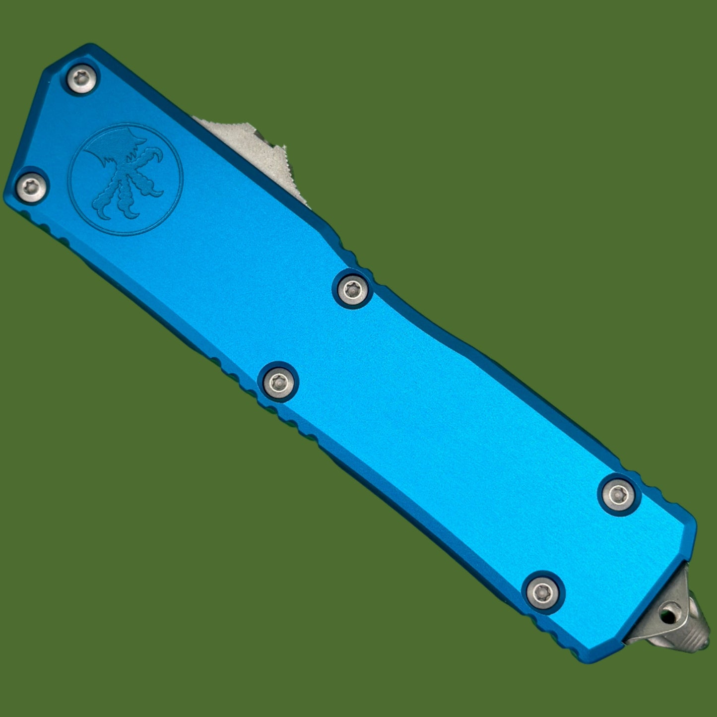 Microtech Scarab II Executive S/E Gen III Blue Apocalyptic Standard 1176-10APBL