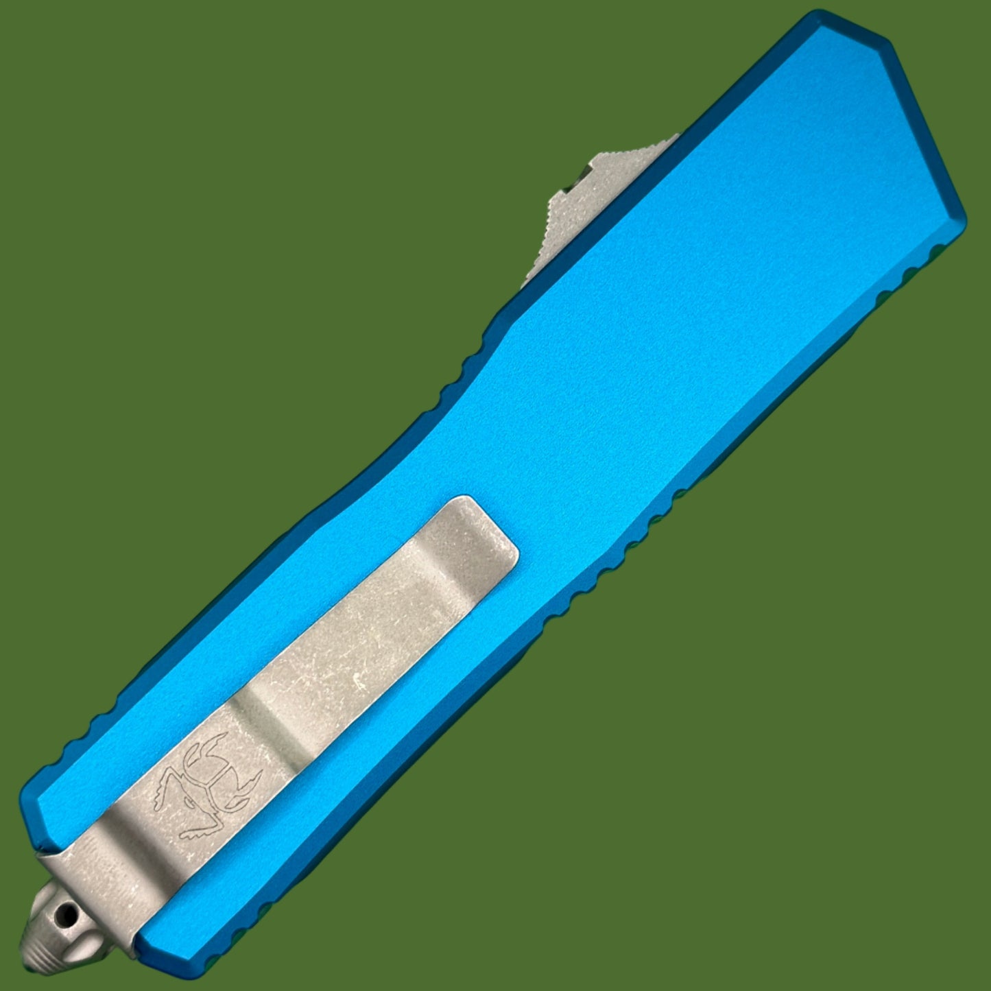 Microtech Scarab II Executive S/E Gen III Blue Apocalyptic Standard 1176-10APBL