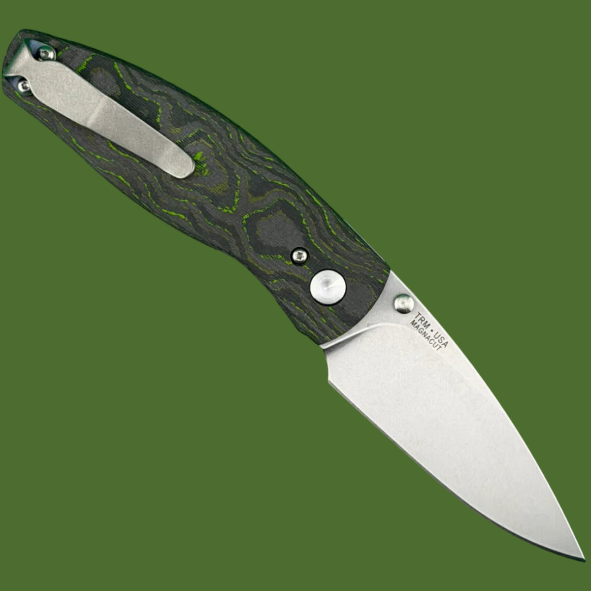 TRM Neutron 2 Linerlock 3D Toxic Moss CamoCarbon