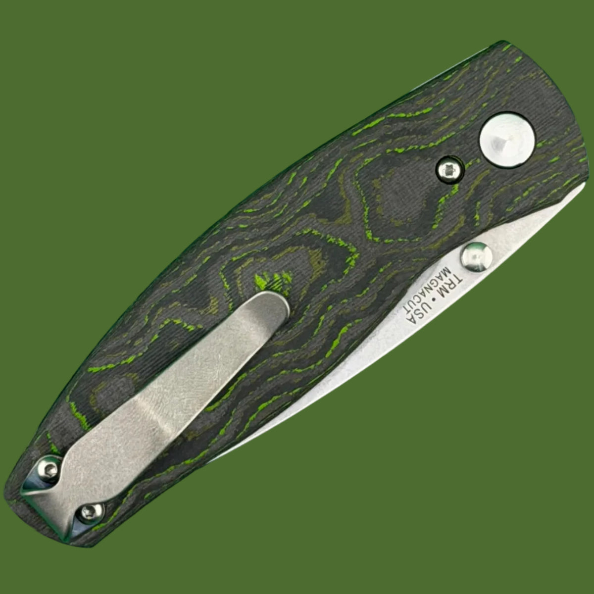 TRM Neutron 2 Linerlock 3D Toxic Moss CamoCarbon