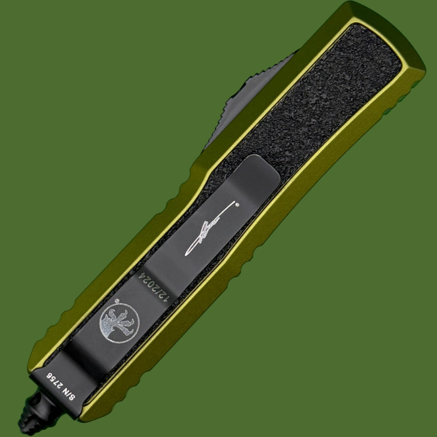 *Pre-Owned* Microtech Daytona S/E Signature Series OD Green Standard 124-1ODS