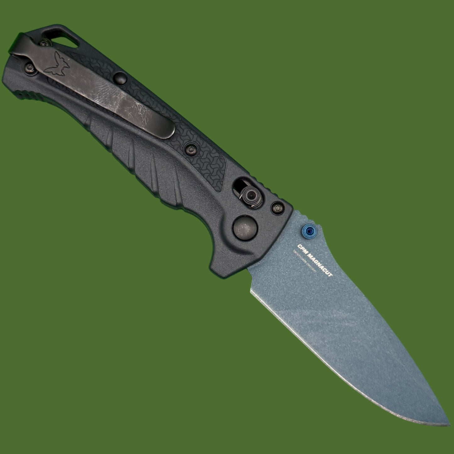 *Pre-Owned* Benchmade Mini Adira Gray/Blue Magnacut