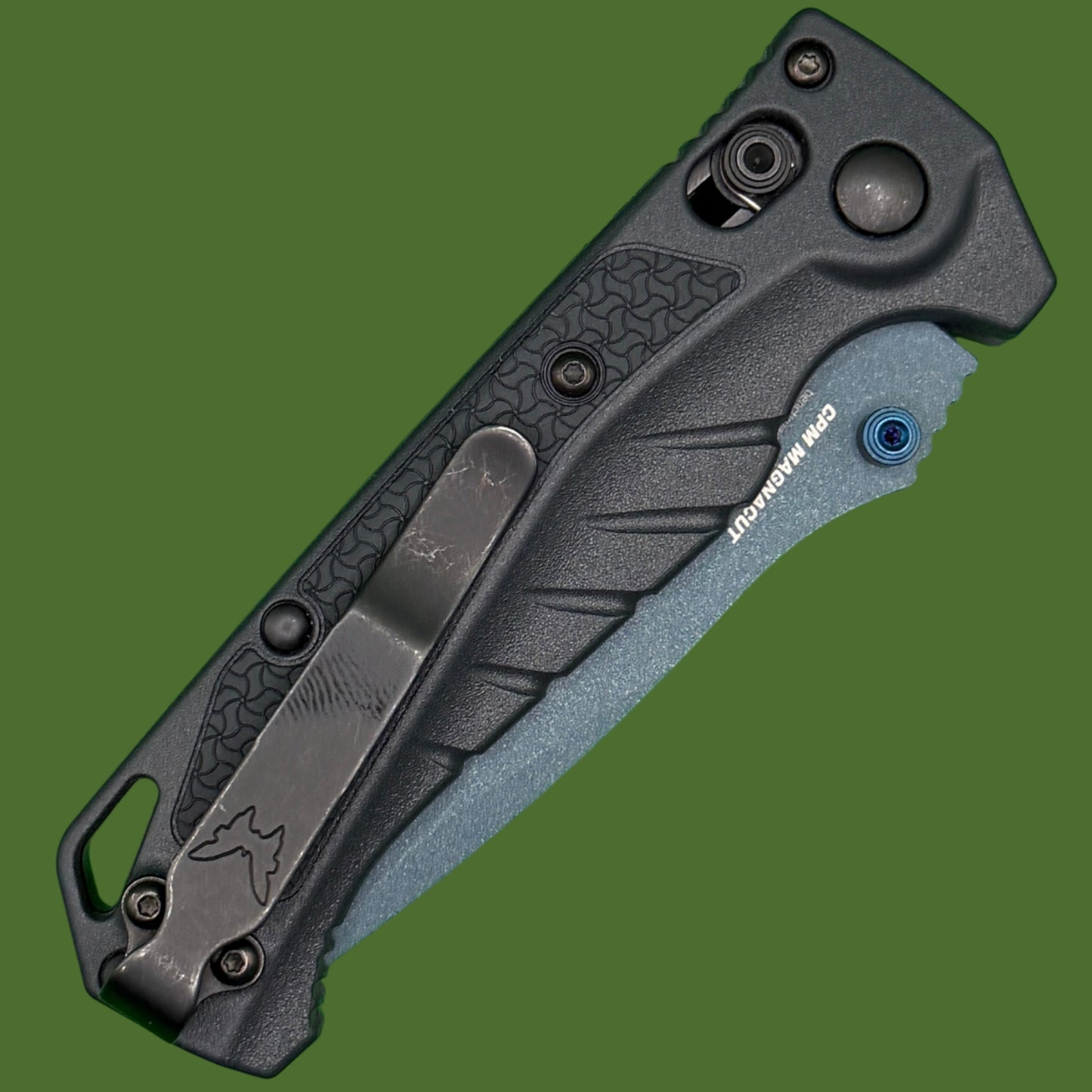 *Pre-Owned* Benchmade Mini Adira Gray/Blue Magnacut