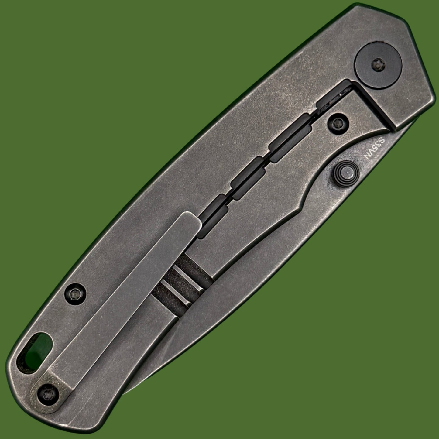 *Pre-Owned* QSP Puffin Titanium Frame Lock Carbon Fiber