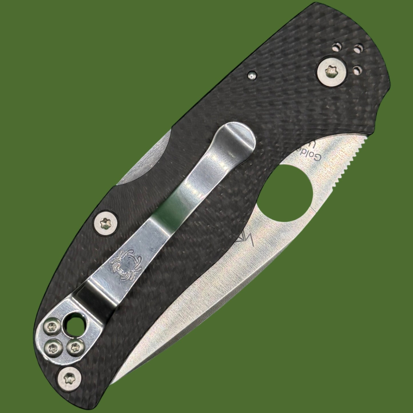 *Pre-Owned* Spyderco Native 5 Fluted Carbon Fiber S90V