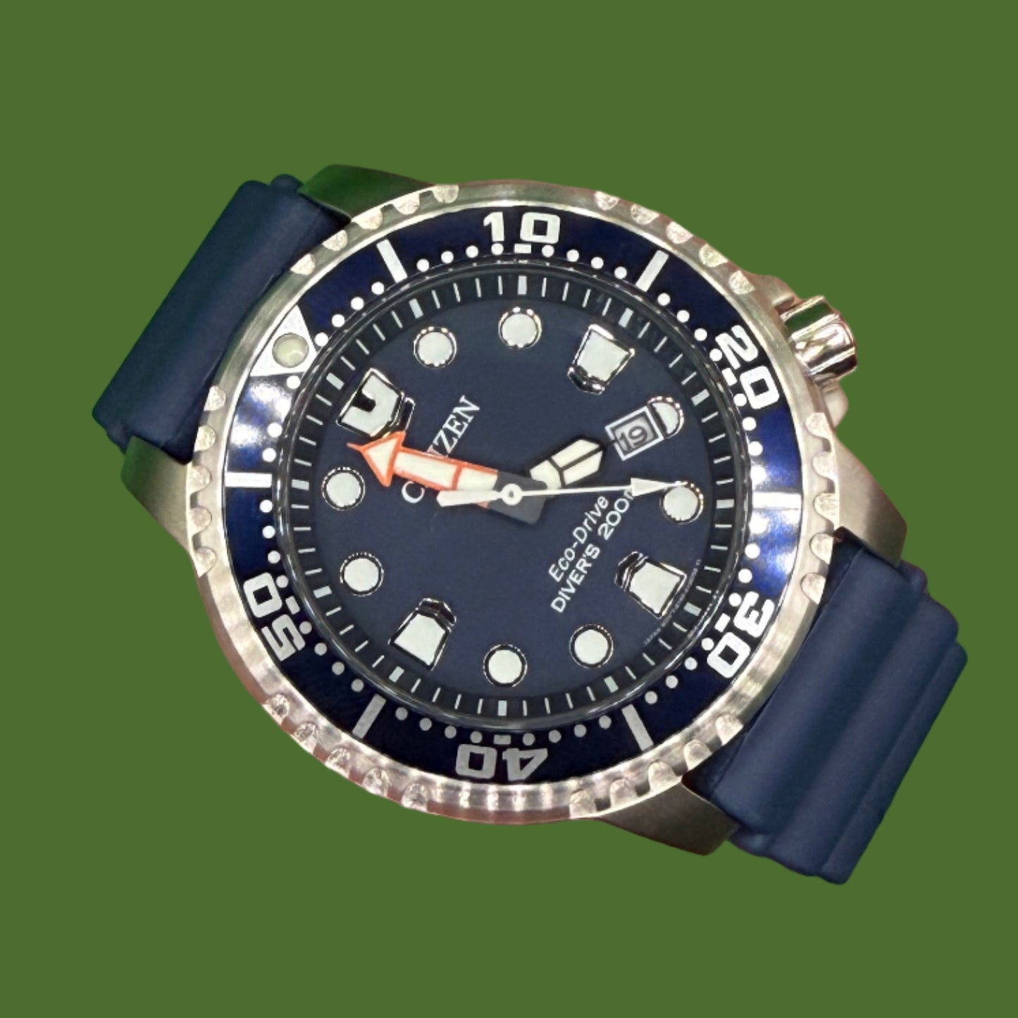 *Pre-Owned* Citizen Promaster Dive Eco-Drive Watch (Blue)