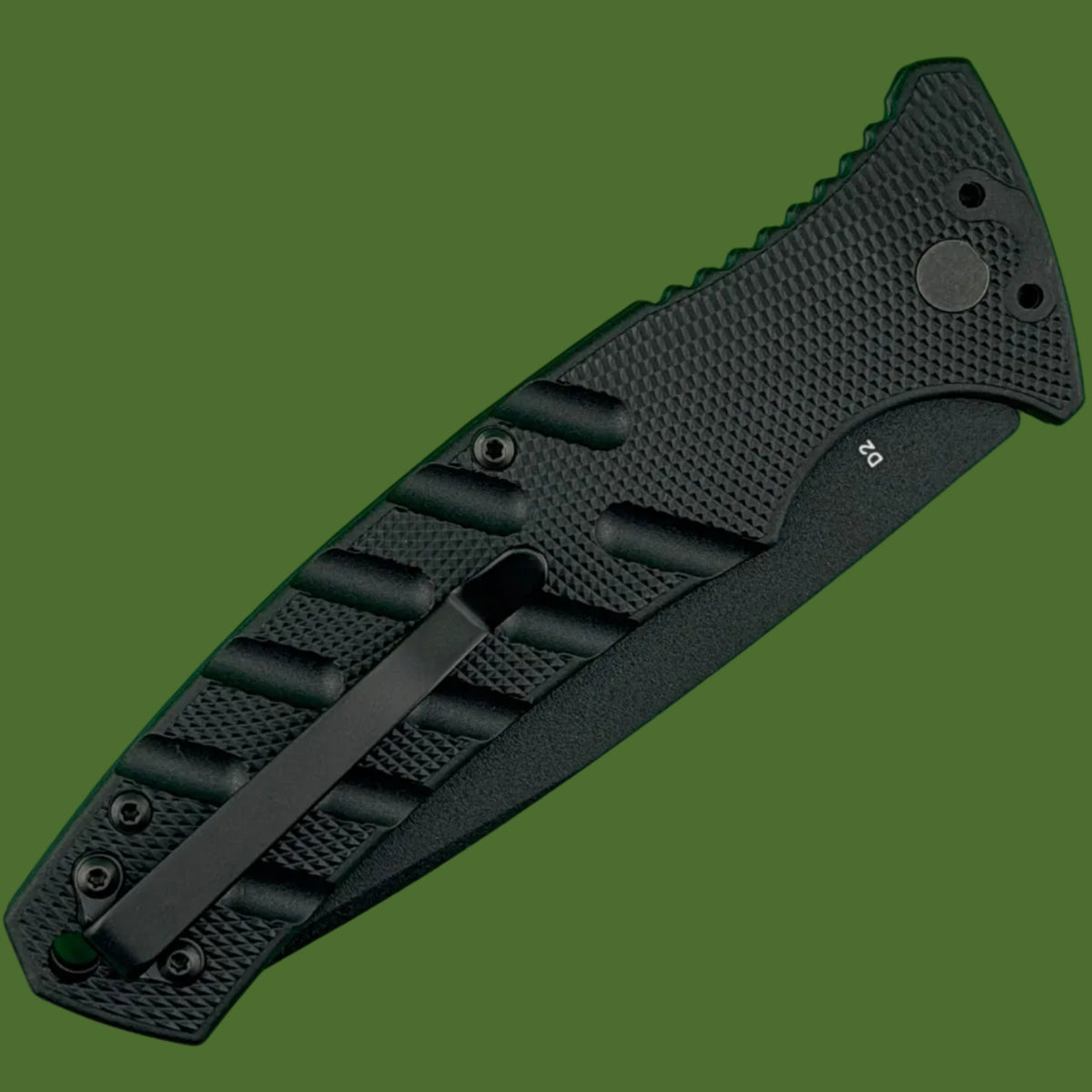 Boker Large Strike Auto Black Grivory (Black D2)