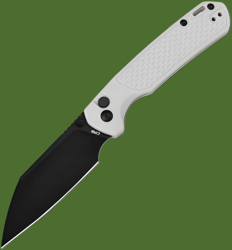 CJRB Pyrite Light Button Lock Wharncliffe (Light Grey)
