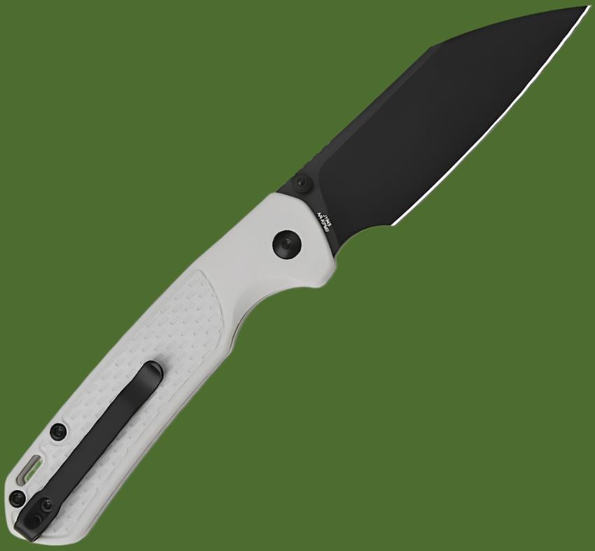 CJRB Pyrite Light Button Lock Wharncliffe (Light Grey)