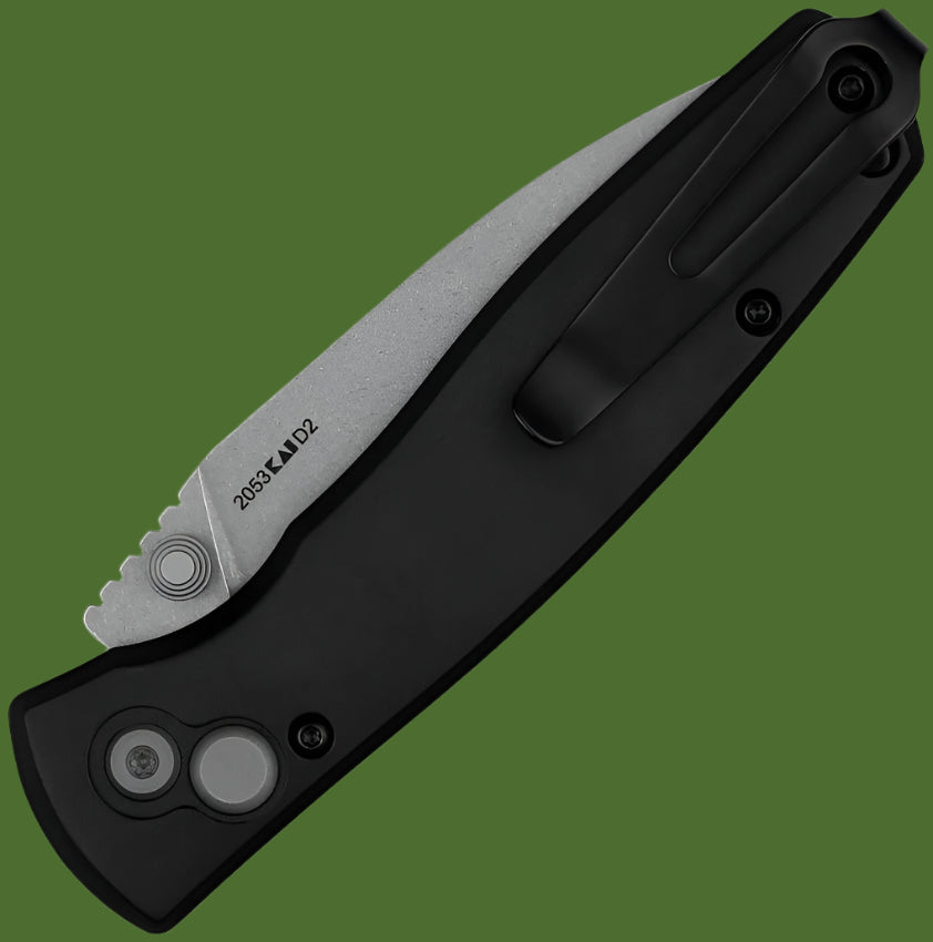 Kershaw Kindred Button Lock Black Aluminum