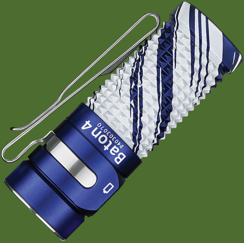 Olight Baton 4 Rechargeable Flashlight Arctic Flame